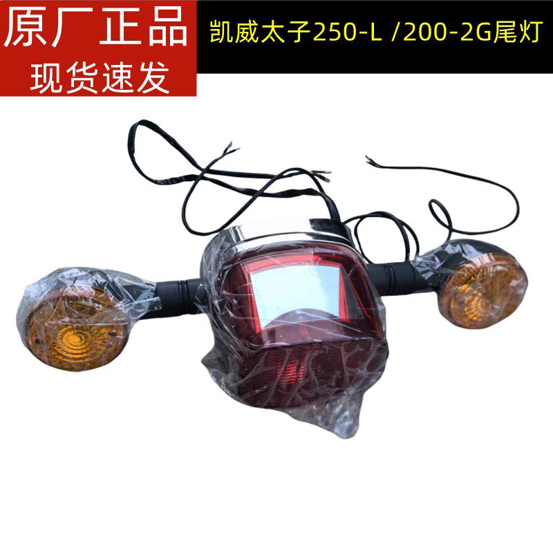 适用钱江凯威机车配件250-L/QJ200-2G/250-J尾灯总成带方向灯