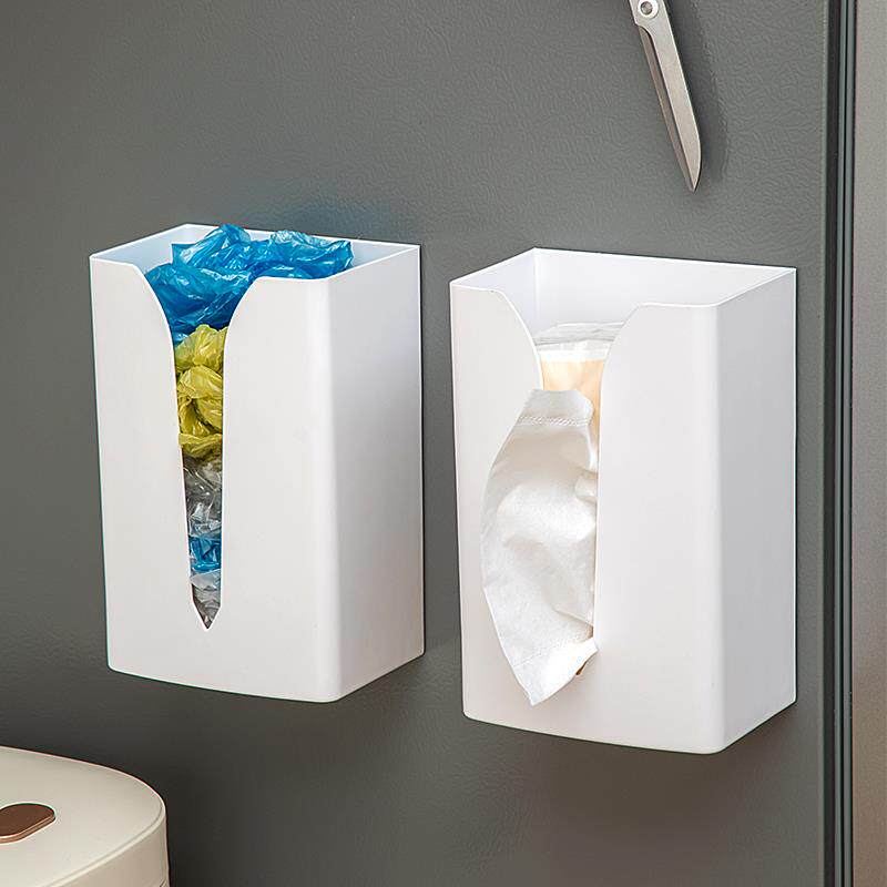 磁吸纸巾盒冰箱侧边置物架壁挂式厨房家用免打孔湿巾抽纸收纳架子
