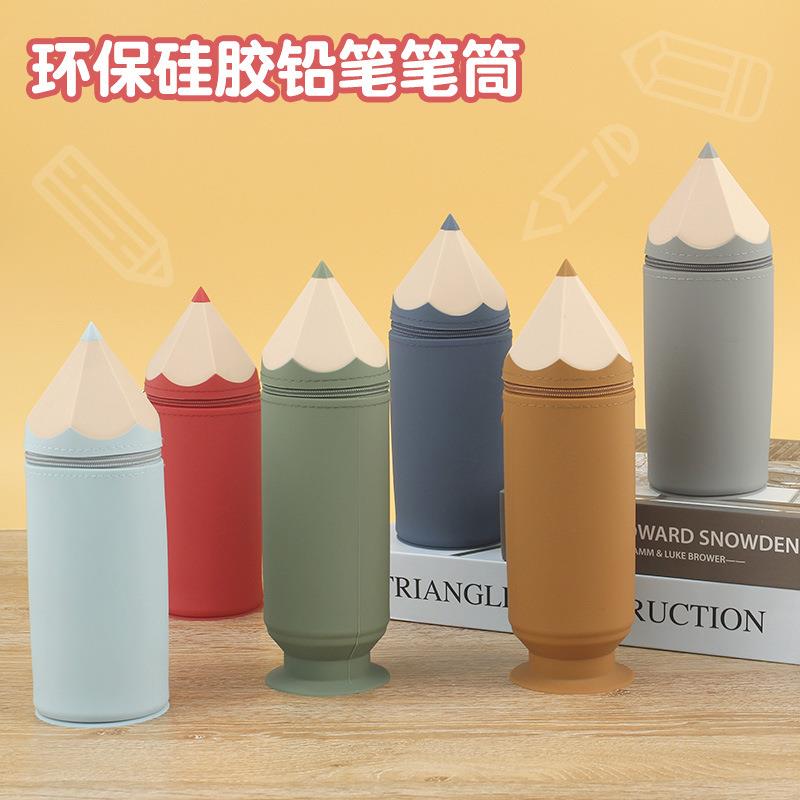 稀奇古怪的笔袋创意硅胶笔袋ins小众大容量耐脏收纳文具盒笔袋简