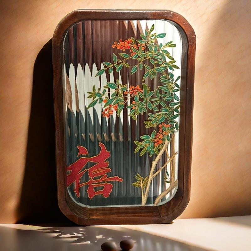 景泰蓝掐丝珐琅画制作diy材料包学校手工 课作业非遗公司团建新品