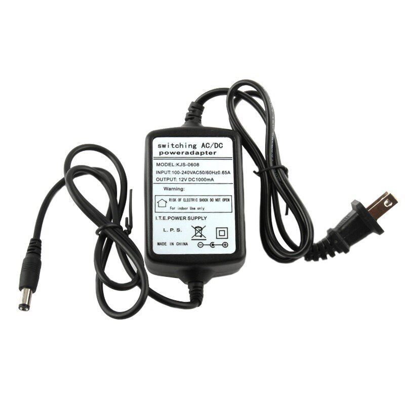 12v1000mA双线电源AC-DC ADAPTOR 12v1A双线带灯电源配接器