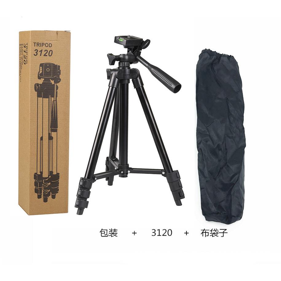 手机三脚架 照相机单反三角架直播自拍支架3120三角架四节铝合金