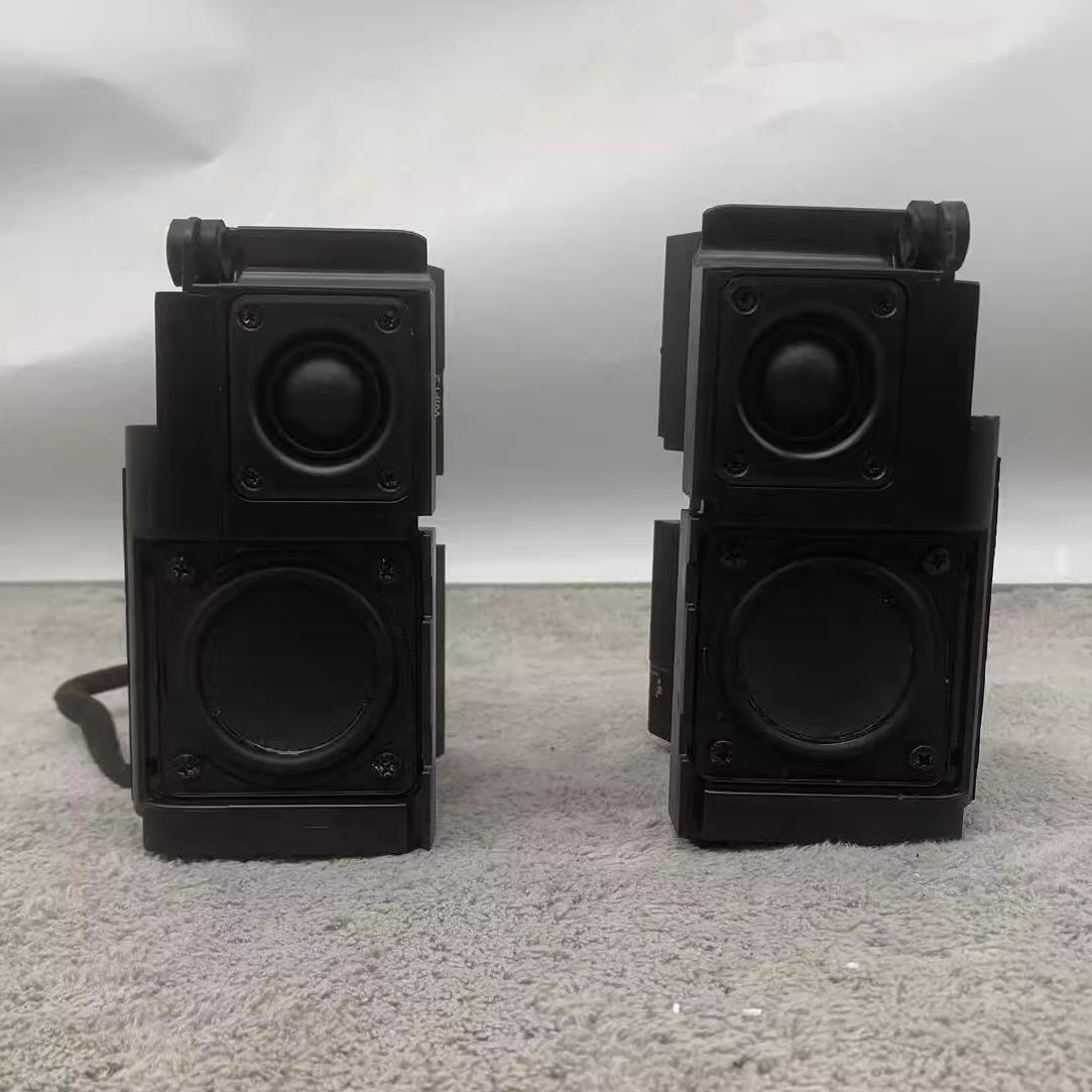 拆机一对价包邮二分频无源音箱 8欧15W环绕音箱 DIY桌面蓝牙音箱