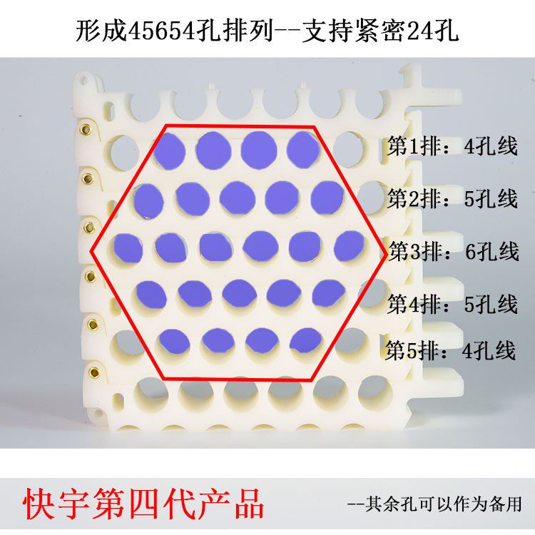 快宇交错排列孔型网路线理线梳机房整理束线梳理器理线排网路线梳理器