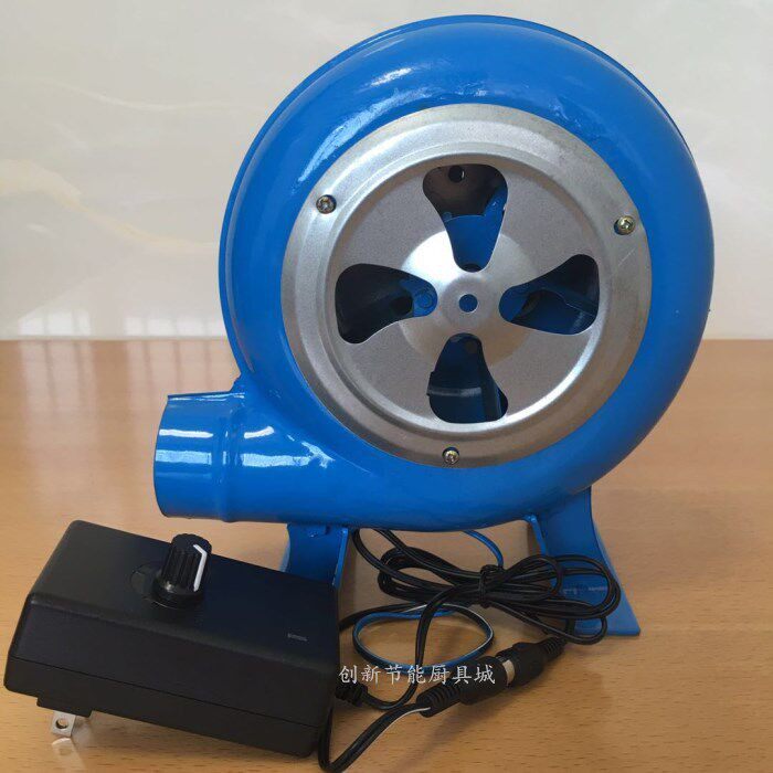 小型鼓风机220v12V柴火炉烧烤炉鸡蛋仔调速交直流30W电动鼓风机