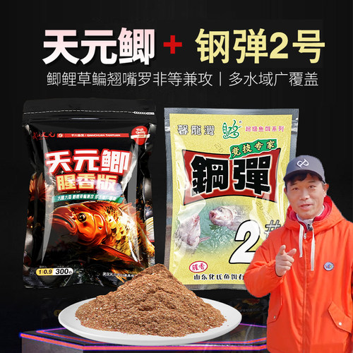 天元鲫鱼鲤鱼野钓饵料腥香版