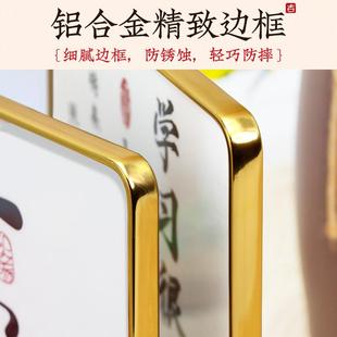 励志日历时钟摆台学习很苦坚持很酷文字书法房间桌面学生摆件自律