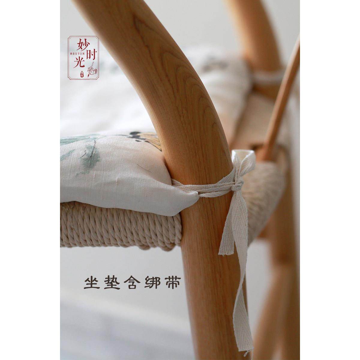 中式棉麻坐垫 手绘保暖艾绒古典拆洗机洗空调房榻榻米垫子餐椅垫,居家布艺,椅垫,淘宝优惠券,粉丝福利购,淘宝优惠卷