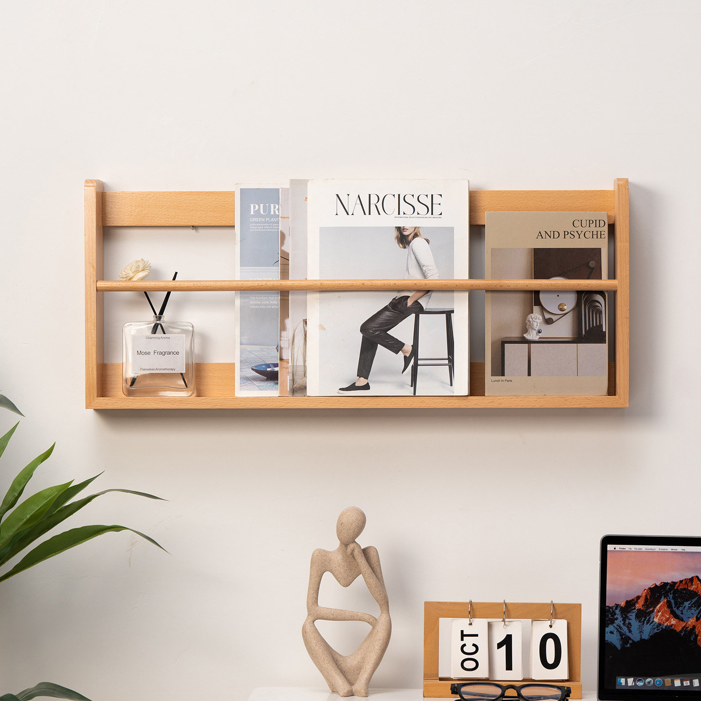 榉木墙上置物架墙面壁挂书架实木板隔板悬空置物板墙壁收纳架,住宅家具,搁板/置物架/家用陈列架,淘宝优惠券,粉丝福利购,淘宝优惠卷