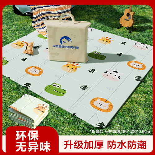 【送手提袋】户外折叠防潮爬爬垫