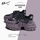 回力加绒厚底老爹鞋复古增高鞋子女2025冬新款爆款保暖休闲运动鞋