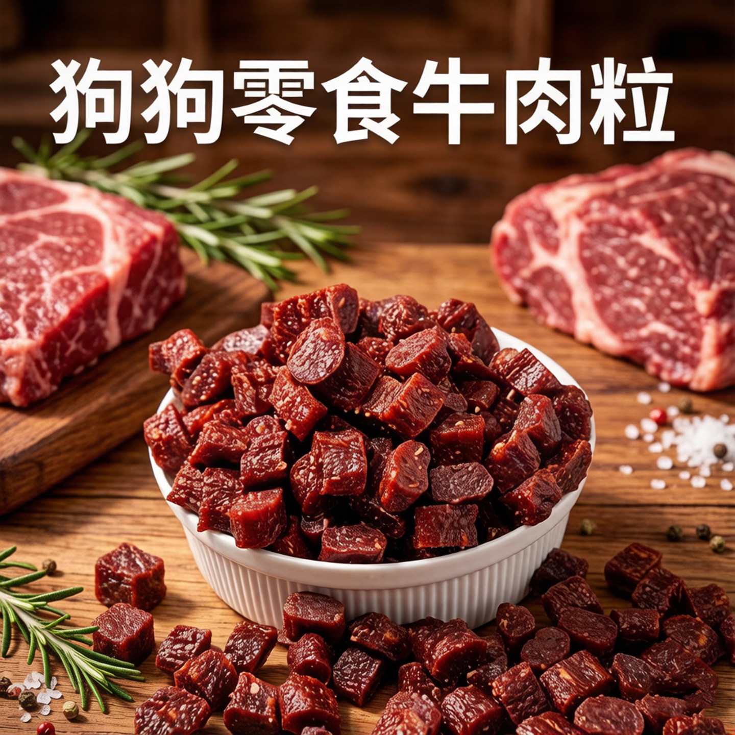 狗狗零食牛肉粒泰迪金毛博美柯基磨牙零食宠物训练奖励零食拌粮