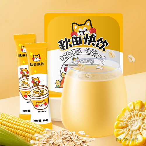 秋田快饮玉米烤燕麦360g