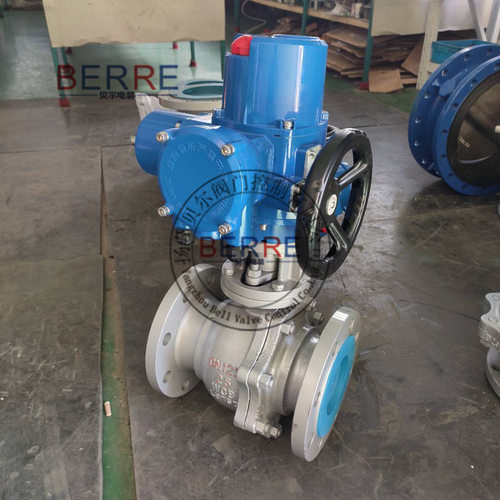 Q941H硬密封法兰式电动切断球阀  电动开关球阀全通径