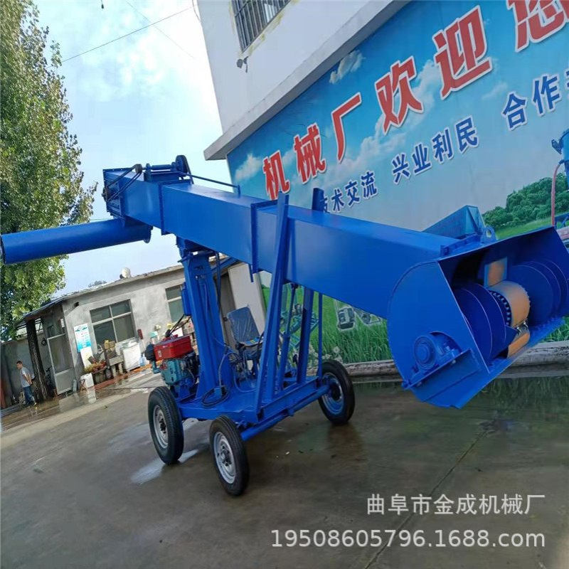 新型扒谷机 多功能车载自走式稻谷用扒粮机 粮仓马路晒场用收粮机