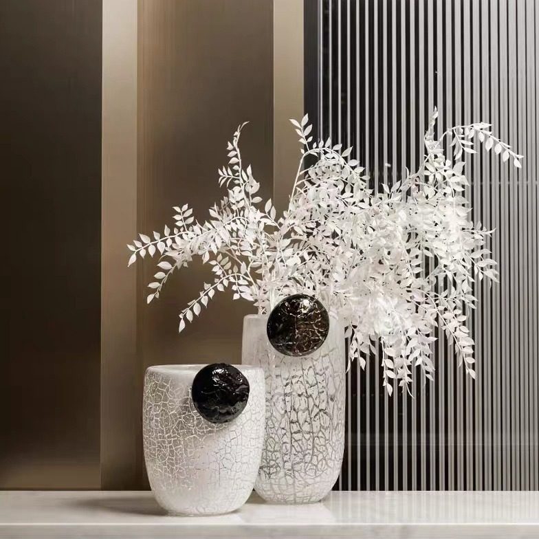 现代轻奢玻璃水晶琉璃花器花瓶创意摆件家居桌面餐桌酒店样板间,模玩/动漫/周边/娃圈三坑/桌游,文化/体育周边,淘宝优惠券,粉丝福利购,淘宝优惠卷