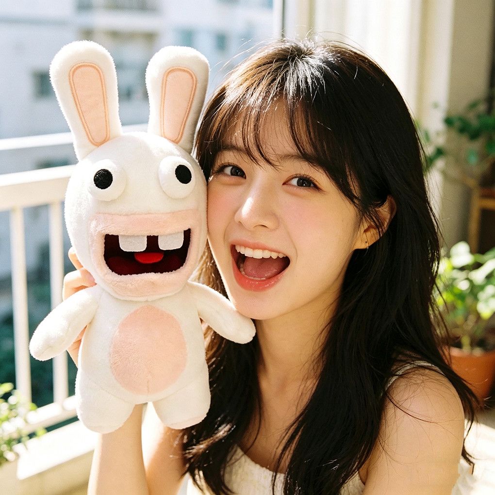 网红同款搞怪疯狂兔子毛绒玩具公仔邪恶龅牙兔玩偶生日恶搞送女友