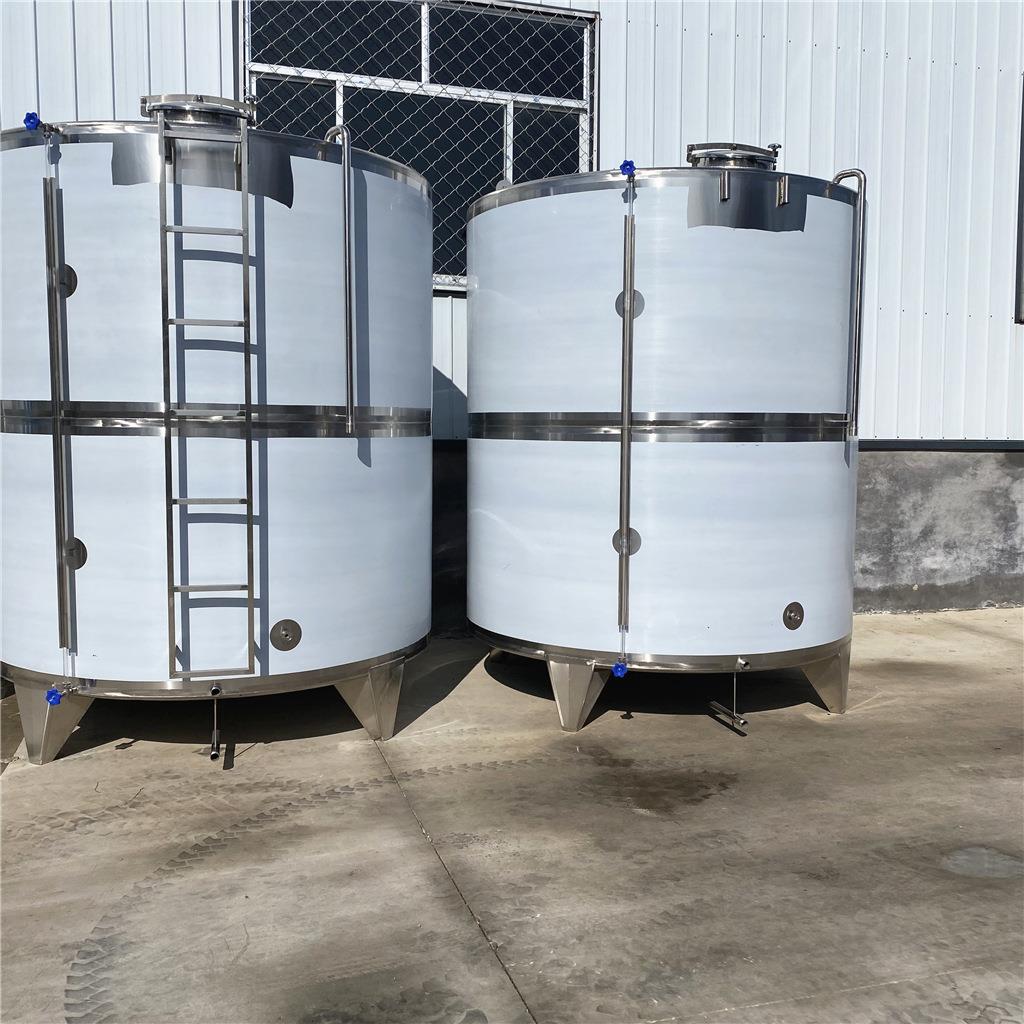 不锈钢储罐 立式密封储存罐 10吨食品级储油容器 大型储罐