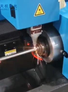 GL40智能40mm圆管激光切管机同步除渣自动上料金属管材数控切割机