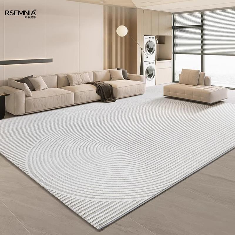 地毯客厅2024年现代简约意式沙发茶几毯家用卧室毯衣橱书房高级感