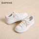 日常百搭时尚 新款 休闲鞋 板鞋 达芙妮厚底增高小白鞋 女鞋 女2026春季