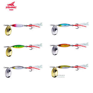 飞蚂蚁小飞旋复合旋转亮片瓜子亮片远投翘嘴白条马口路亚假饵鱼饵