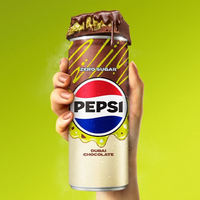 Thai imported Pepsi Dubai Chocolate-flavored carbonated drink 325ml*6 cans, a trendy and novel soda thumbnail 6