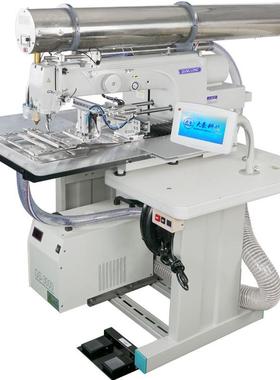 3520激光开袋机100w120w功率服装门襟口袋自动缝纫机高效自动缝纫