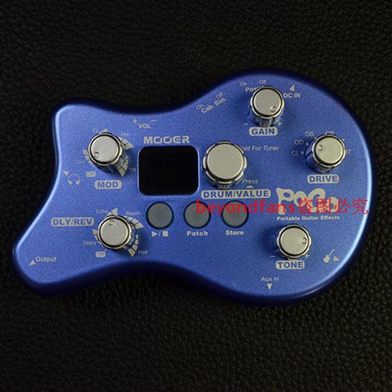 摩尔mooer综合效果器POGO自带鼓机节拍效果器 多种效果 超实用