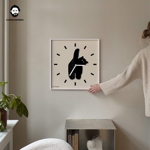 优选2025新款钟表挂钟客厅时尚创意钟表挂墙 轻奢现代艺术挂钟卧