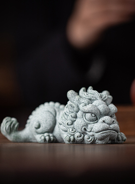 优选新中式招财貔貅桌面茶宠摆件可养茶玩创意家居鱼缸造景茶桌装