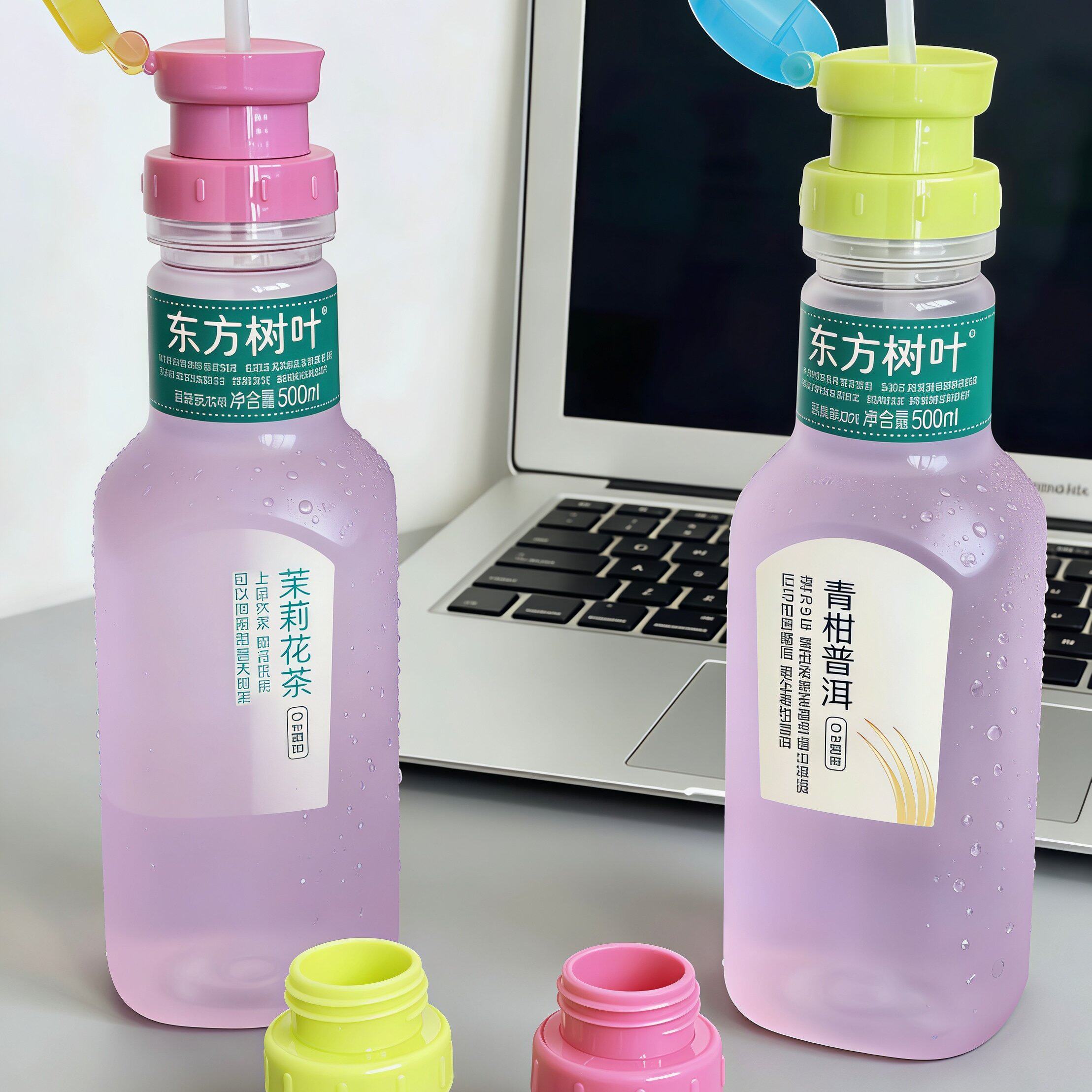 懒人喝水神器~喝水瓶盖转换头矿泉水饮料防溢防漏儿童防呛吸管盖