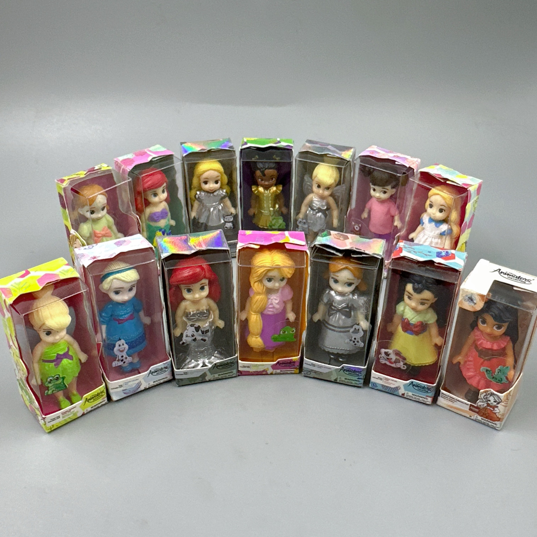 正版迪士尼公主微缩迷你场景摆件微缩玩具