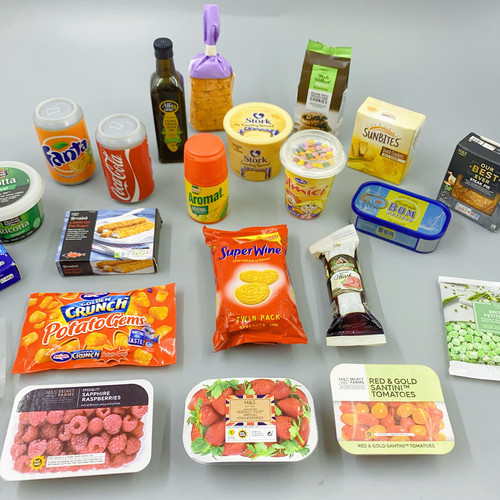 绝版进口超市迷你瓶罐微缩摆件娃屋配件国外超市盲袋食玩收集