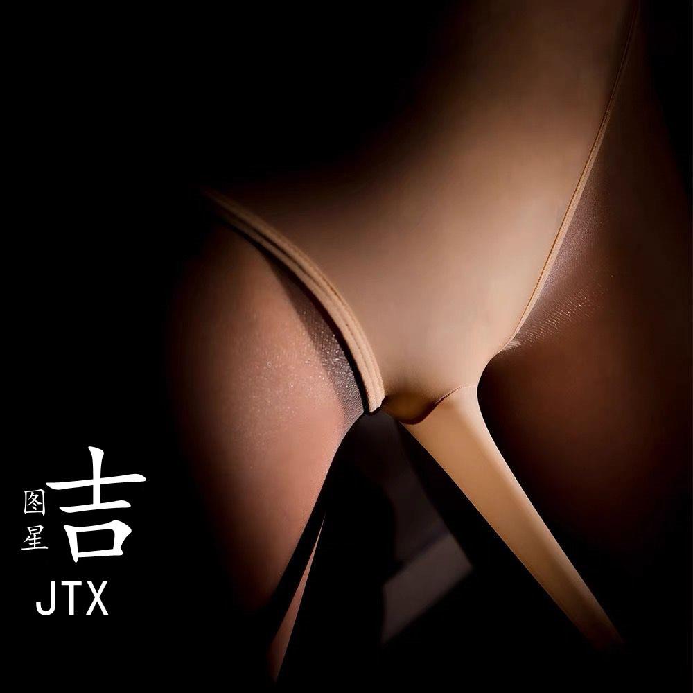 涞觅肤【吉】牛奶爽滑男丝袜jj套高叉泳衣三点式比基尼透明连体衣