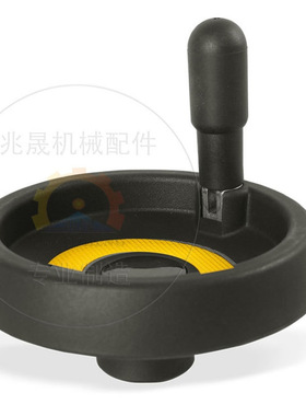 兆晟100302尼龙实心手轮塑料满辐手轮圆轮缘机床车床手轮厂家