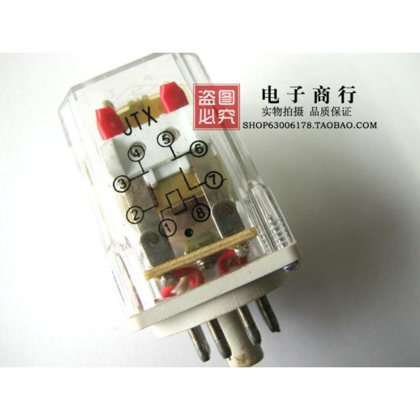 原装上海沪工继电器JTX AC6V AC12V AC24V AC110V 2C/2Z 8只脚