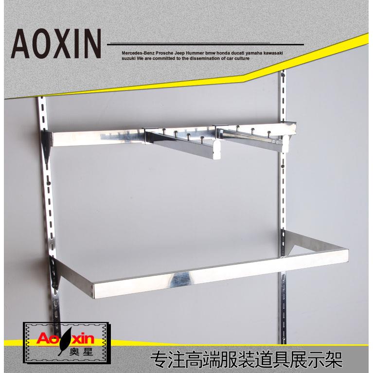 需定制服装店展示架上墙衣架货架衣服架子服装店正挂侧挂A柱梯柱