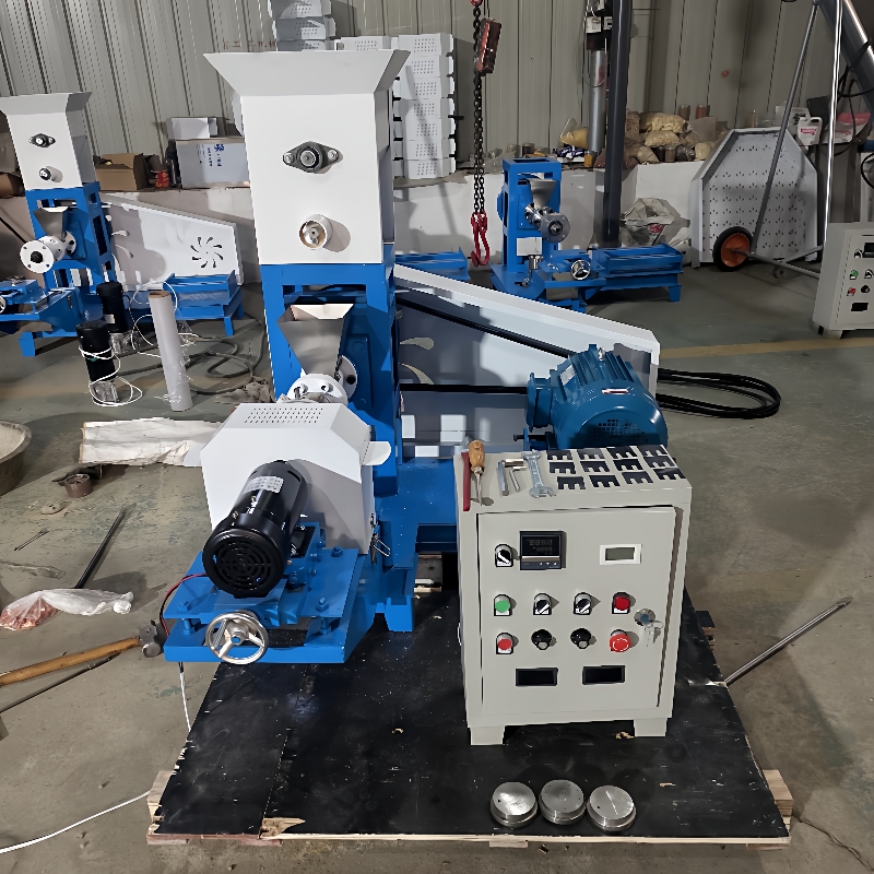 全自动水产鱼虾螃蟹饲料膨化机猫粮猫粮膨化机玉米大豆膨化机