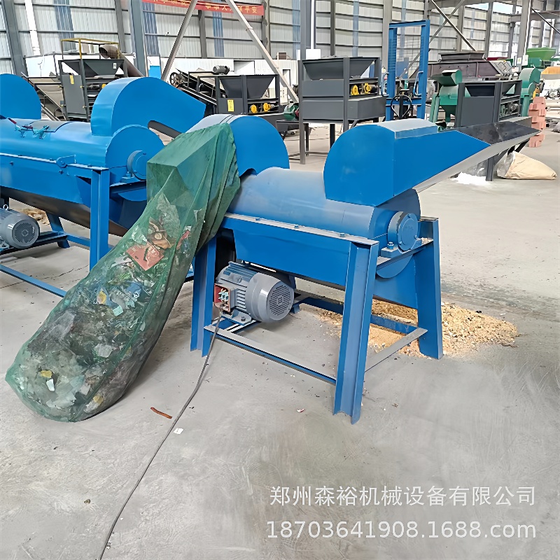 过期面包粉碎机食品饼干威化饼破碎机养殖过期方便面拆袋粉碎机