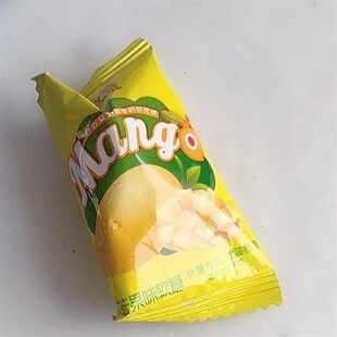 比比赞芒果软糖495g水果味婚庆喜糖橡皮糖糖果宿舍小零食袋装