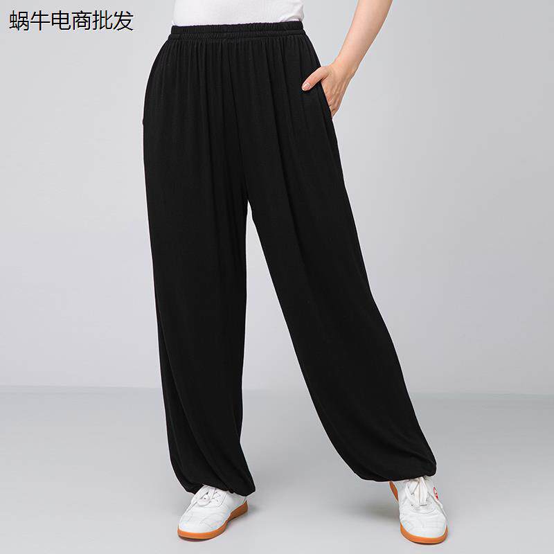 太极裤女新款莫代尔棉夏
