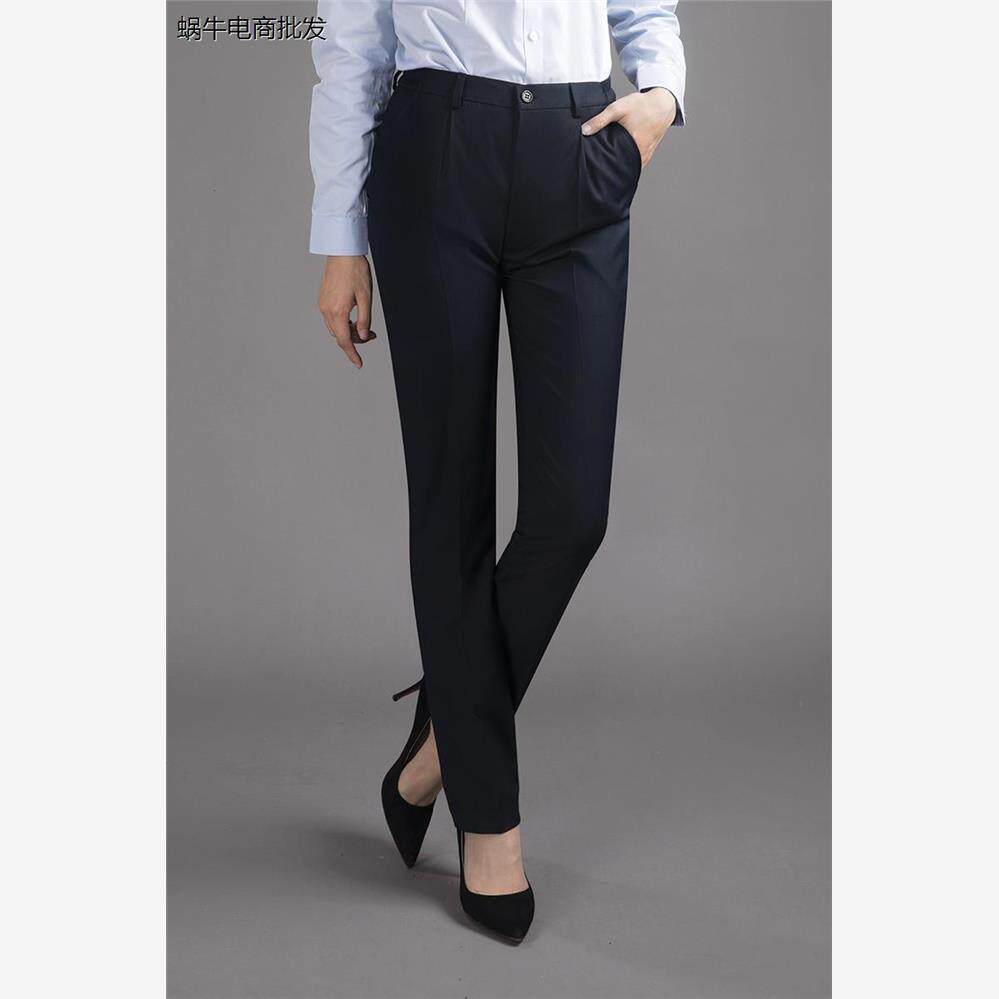 邮政工作服女西裤秋季新款储蓄正装裤子藏职业西装裤大码