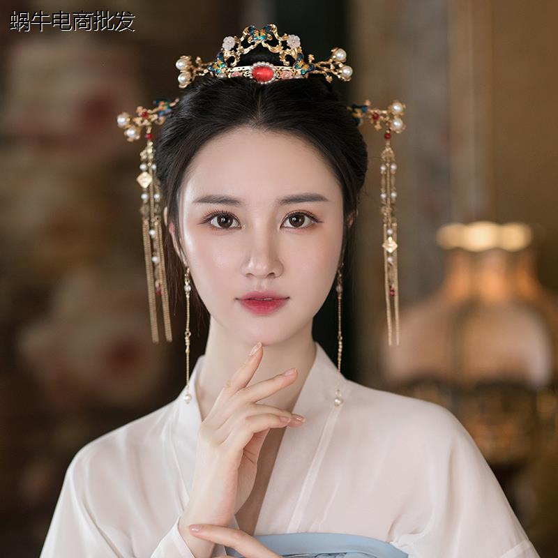 汉服头饰一套明制唐风宋