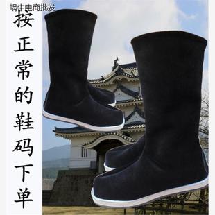 鞋 官兵古装 子女汉服鞋 靴子婚鞋 摄影布靴道具 戏曲影视男女古装 古装