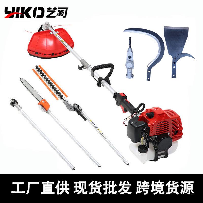 跨境割灌机多功能割草机二冲程除草机4合1打草机棕榈收割机镰刀