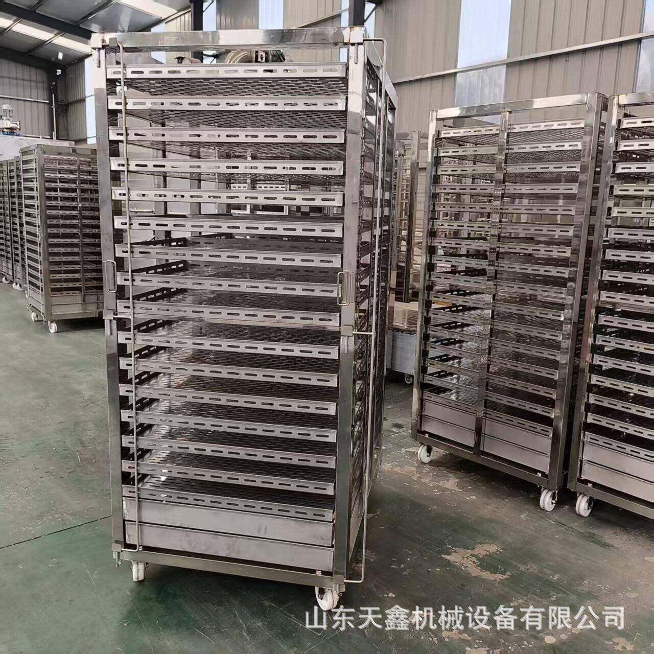 榴莲冷冻周转车速冻榴莲架子车食品厂冷冻推车冷库速冻层架车肉类