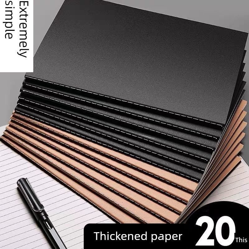 优选in棕色包装笔记本简单的大学生网格笔记本B5大方形缝纫笔记本,文具电教/文化用品/商务用品,笔记本/记事本,淘宝优惠券,粉丝福利购,淘宝优惠卷