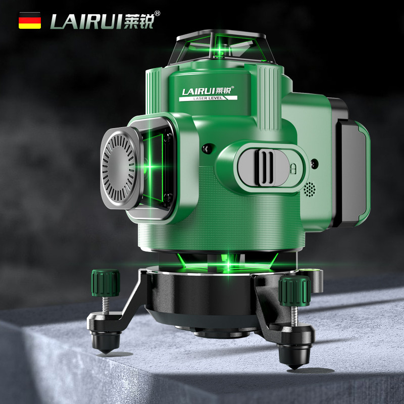 优选莱锐红外线水平仪高精度强光细线12线平水仪室内外贴墙仪投线,五金/工具,水平仪,淘宝优惠券,粉丝福利购,淘宝优惠卷