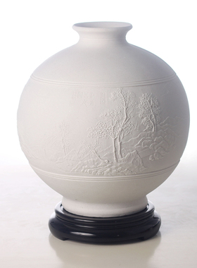 优选中式家居样板间摆件创意装饰花器花瓶工艺品书房笔架桌面文房